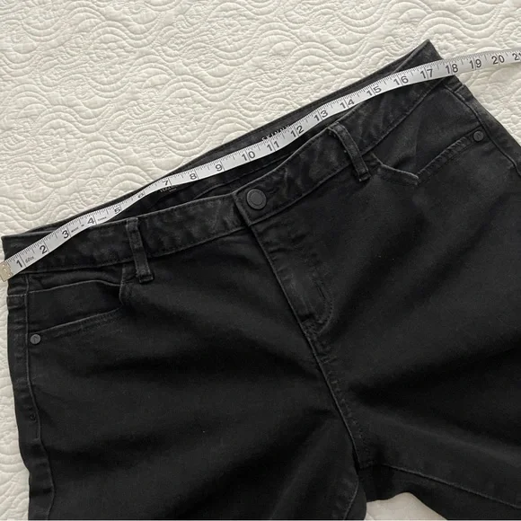 Simply Vera Vera Wang Jeans Skinny Stretch Denim Size 14 Black - Picture 10 of 14